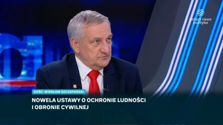 "Debata polityczna". Wiceminister Szczepański o nowelizacji ustawy o ochronie ludności i obronie cywilnej