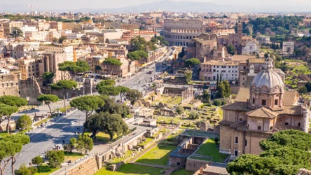 Panorama historycznego centrum Rzymu