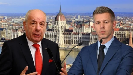 Prezydent Węgier Tamas Sulyok (po lewej) i premier Peter Magyar (po prawej)