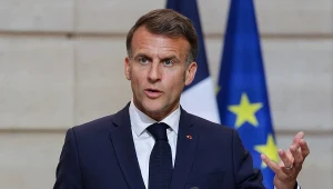 Prezydent Francji Emanuel Macron