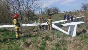 Dramatyczne sceny na Śląsku. Szybowiec musiał awaryjnie lądować
