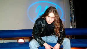 Krzysztof Zalewski w drugiej edycji "Idola" w Polsacie w 2003 r.