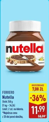 Krem czekoladowy Nutella