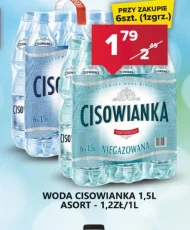 Woda niegazowana Cisowianka