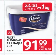 Filety śledziowe Lisner