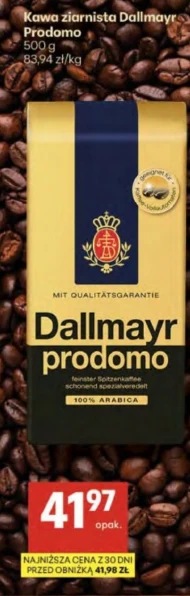 Kawa ziarnista Dallmayr