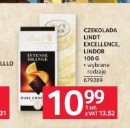 Czekolada Lindt