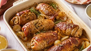 Włoskie zrazy z karkówki według Jurka Sobieniaka