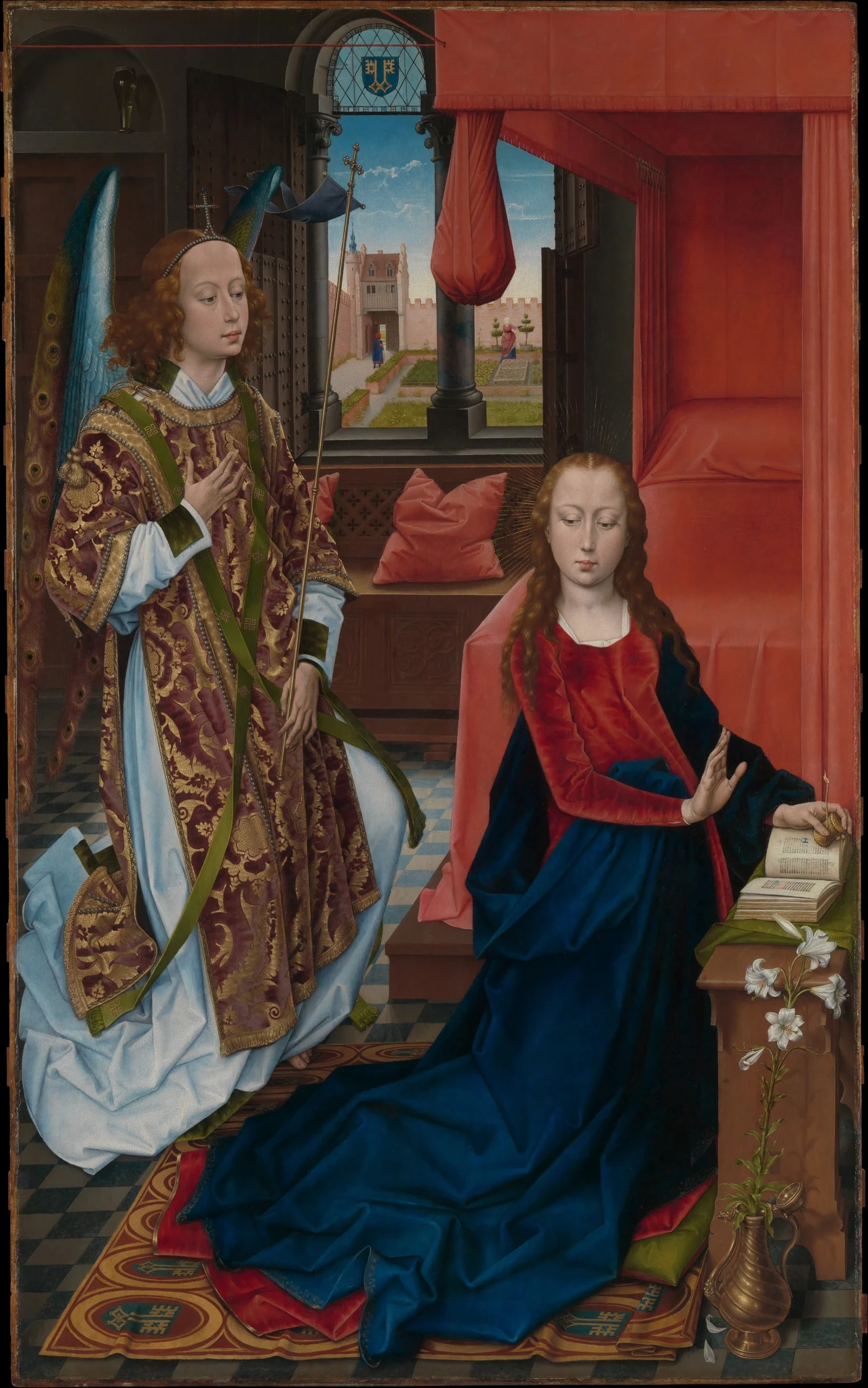 1.Hans Memling, Zwiastowanie ok. 1465–1470