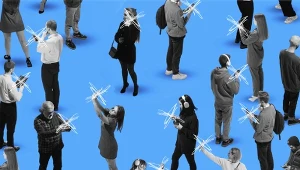 Wielka zmiana cywilizacyjna rozgrywa się na naszych oczach. "Dwa pokolenia", grafika: Magdalena Piasecka