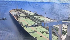 Iran miał zarobić na opłatach z blokady cieśniny Ormuz. Na zdjęciu statek Majestic zatrzymany przez USA