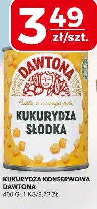 Консервована кукурудза Dawtona