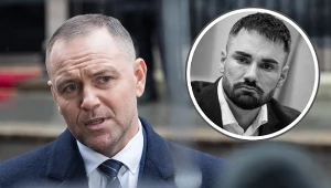 Na zdjęciu prezydent RP Karol Nawrocki oraz zmarły poseł Łukasz Litewka