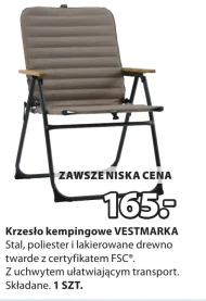 Krzesło kempingowe Vestmarka