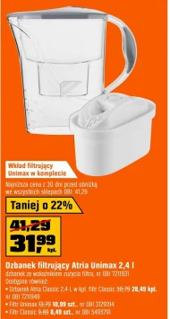 Dzbanek filtrujący Unimax