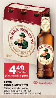 Piwo Birra Moretti
