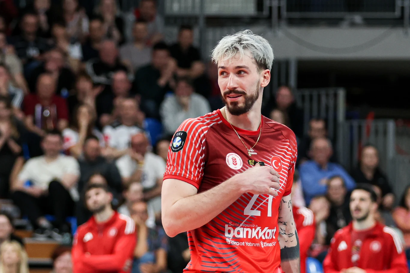 Tomasz Fornal Tomasz Fornal w koszulce Ziraatu Bankkart Ankara