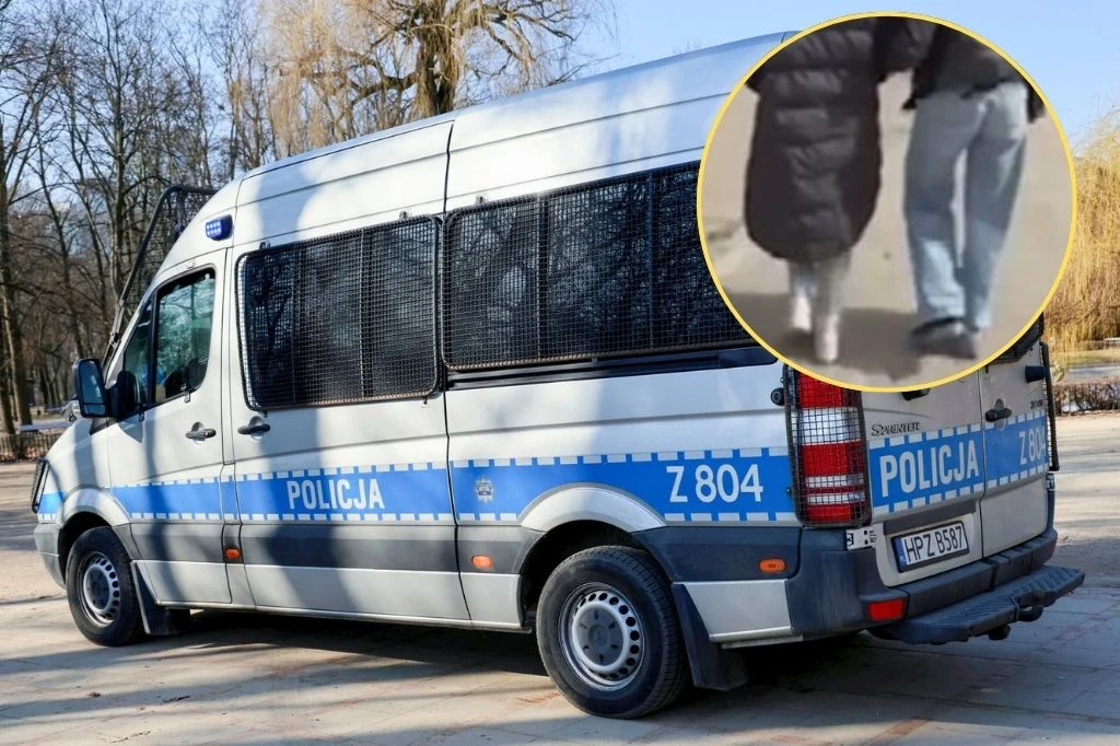 Policja zatrzymała 17-latkę z Pomorza Radiowóz policyjny, kobieta prowadzona przez policję.