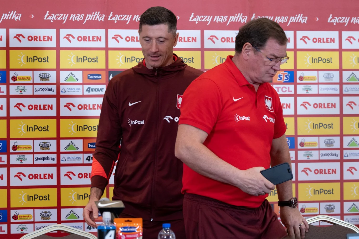 Od lewej: Robert Lewandowski i Jan Urban Od lewej: Robert Lewandowski i Jan Urban