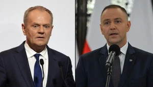 Donald Tusk i Karol Nawrocki