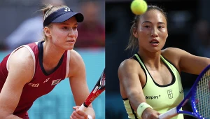 Trzysetowy mecz Rybakina - Zheng. Emocjonujące starcie na głównej arenie