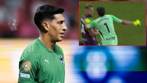 Dantejskie sceny na boisku, bramkarz znokautował rywala. Wielka awantura