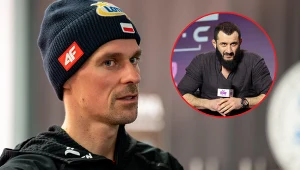 Piotr Żyła i Mamed Chalidow (w kółeczku)