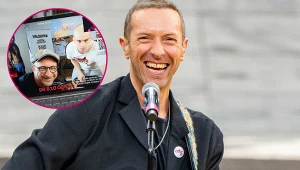 Chris Martin pojawił się na streamie Łatwogang