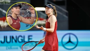 Jelena Rybakina, w miniaturze tenisistka z Kazachstanu ma pretensje do sędziny