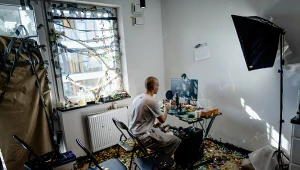 Łatwogang podczas finału 9-dniowego streama na rzecz Cancer Fighters