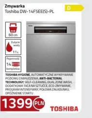 Zmywarka Toshiba