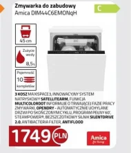Zmywarka do zabudowy Amica