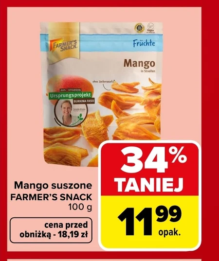 Сушені манго Farmer's Snack