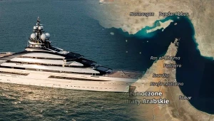 Superjacht z Rosji przepłynął cieśninę Ormuz. Oligarcha będzie zadowolony