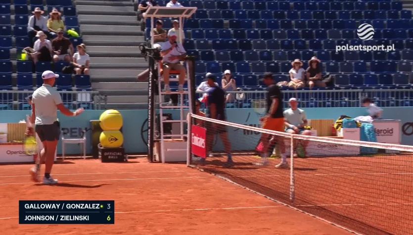 Zieliński/Johnson - Gonzalez/Galloway. Skrót meczu. WIDEO