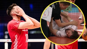 Bartosz Bednorz doznał nieprzyjemnie wyglądającej kontuzji w pierwszym meczu rywalizacji o brąz PlusLigi