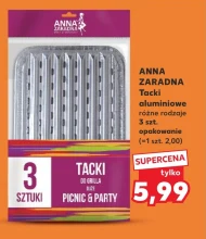 Tacki aluminiowe Anna Zaradna