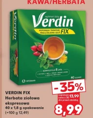 Herbata ziołowa Verdin Fix