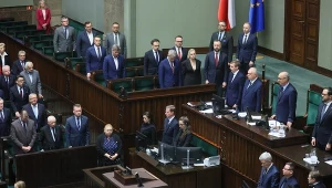 Minuta ciszy w Sejmie na cześć zmarłego posła Łukasza Litewki