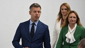 Lider partii TISZA Peter Magyar