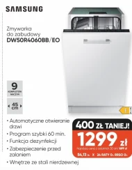 Zmywarka do zabudowy Samsung