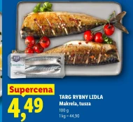Makrela Targ rybny Lidla