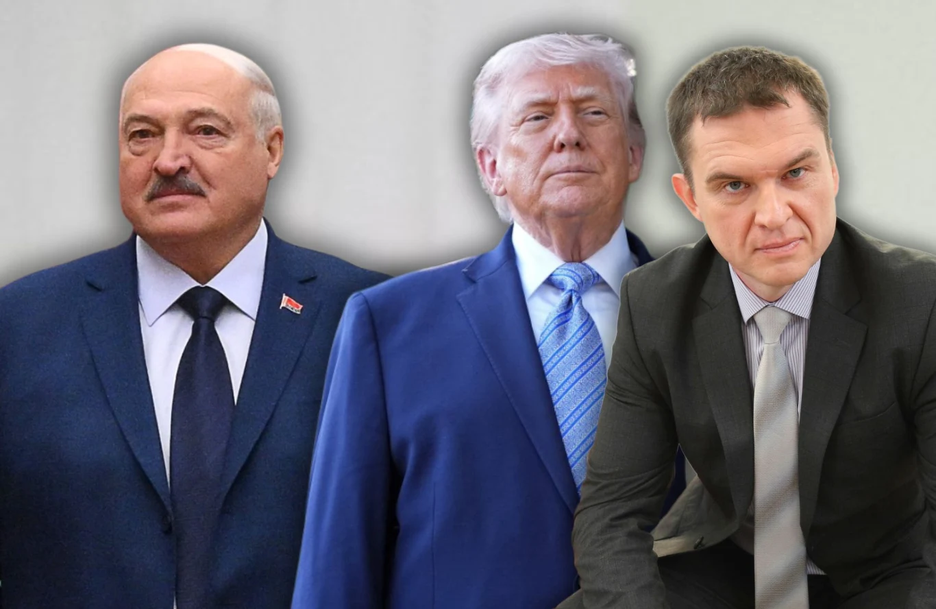 W uwolnienie Andrzeja Poczobuta zaangażowane były Stany Zjednoczone Alaksandr Łukaszenka obok Donalda Trump i Andrzej Poczobut