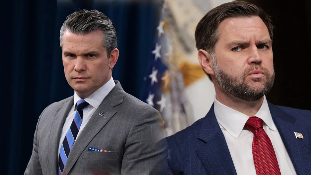 Media o dwóch obozach w Białym Domu J.D. Vance i Pete Hegseth