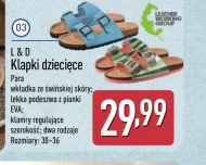 Klapki dziecięce L & D