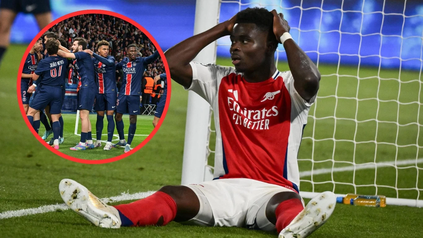 Półfinał Ligi Mistrzów 2025 Arsenal - PSG Bukayo Saka i piłkarze Paris Saint-Germain w półfinale Ligi Mistrzów 2025