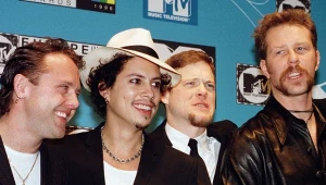 Metallica w listopadzie 1996 r. - od lewej: Lars Ulrich, Kirk Hammett, Jason Newsted i James Hetfield