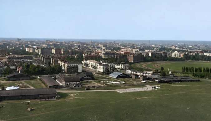 Lotnisko mokotowskie na początku lat 30. XX wieku