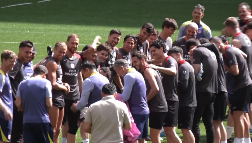 Trening Atletico Madryt przed półfinałowym starciem w Lidze Mistrzów. WIDEO