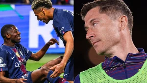 Ousmane Dembele, Desire Doue i Robert Lewandowski
